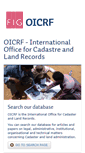 Mobile Screenshot of oicrf.org